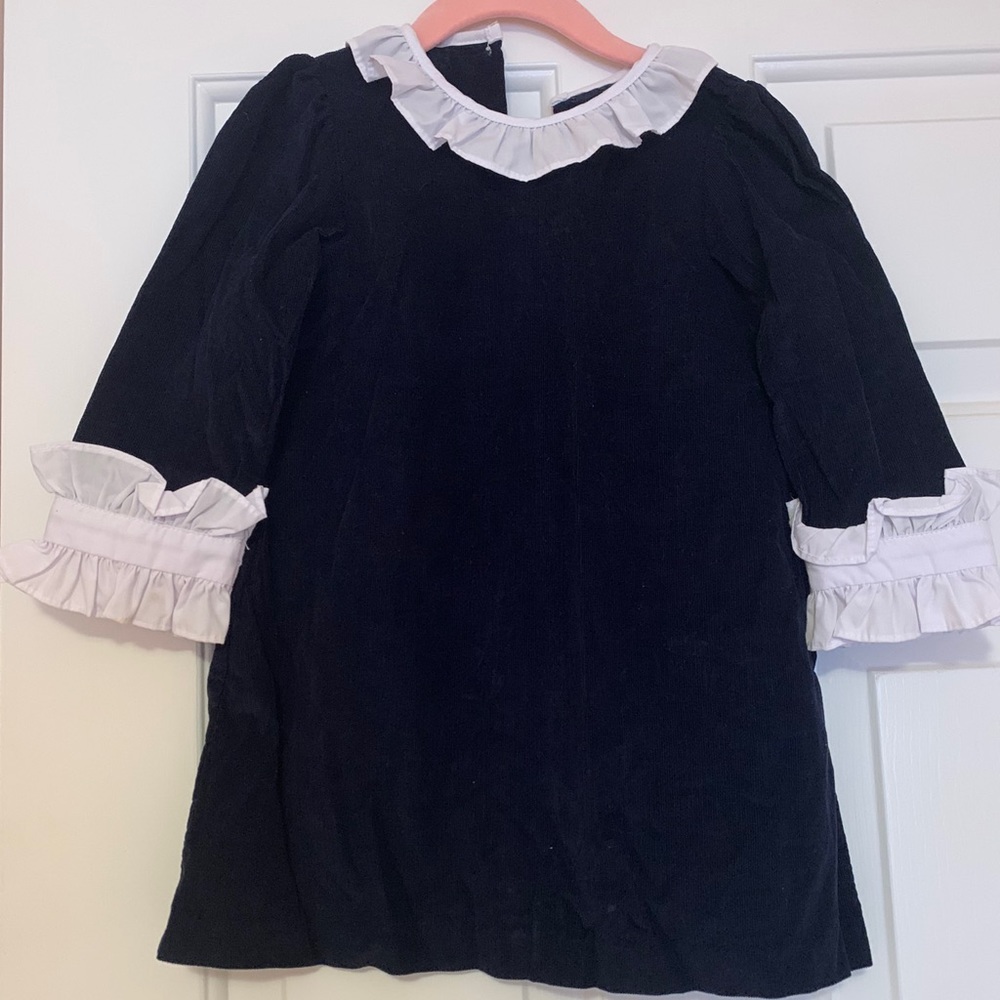 Navy corduroy dress